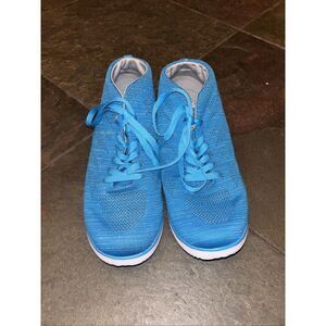 Propet Women TravelFit Hi Walking Shoe Sneakers Blue Tie 7.5 4E(XX)